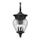 Z-Lite Davina 4 Light Outdoor Wall Light, 12in. W x 28in. H, Black 5016B-BK - alternate 6